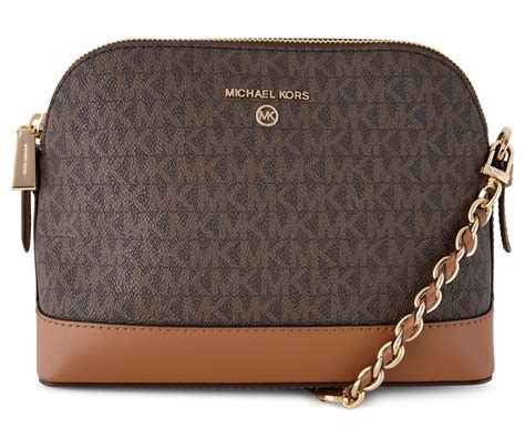 michael kors signature jet set charm large dome crossbody bag|Michael Kors jet set east.